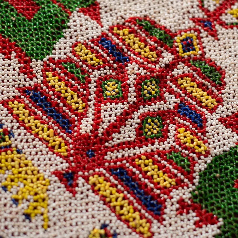 Saurashtra Bead Work - Old & Antique Wall Hanging - Chakda