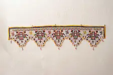 Prachin . प्राचीन  ❂ Old Wall Hanging - Swastik Toran (48")