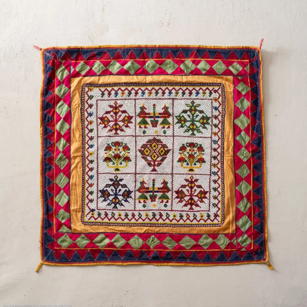 Saurashtra Bead Work - Old & Antique Wall Hanging Chakda