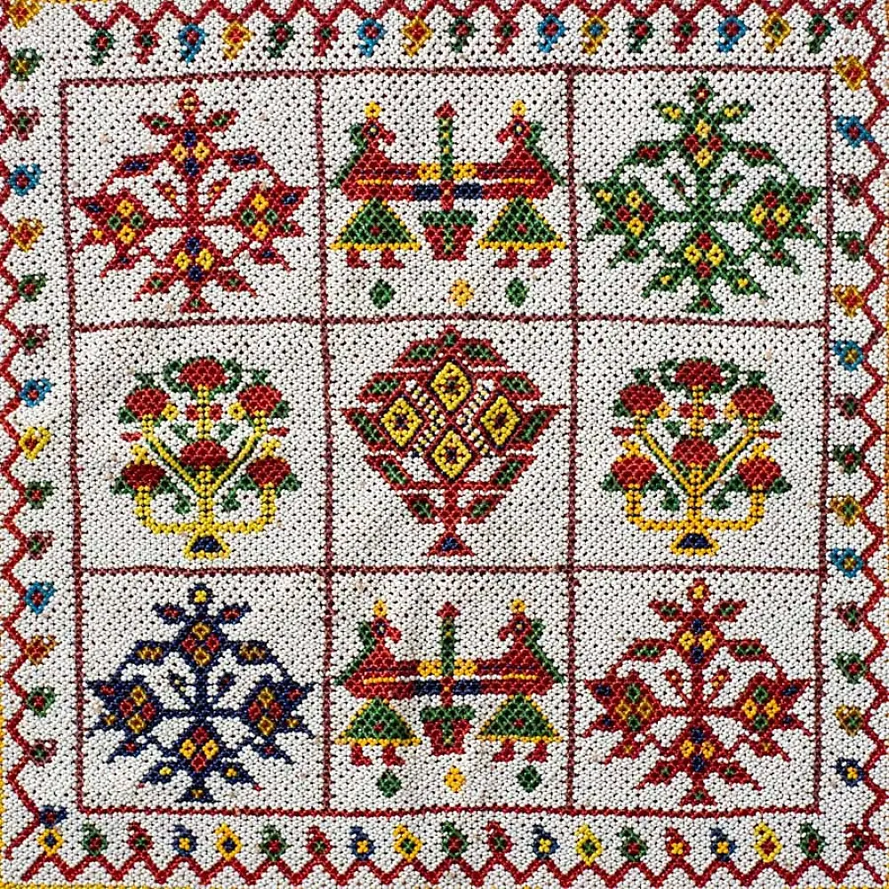 Saurashtra Bead Work - Old & Antique Wall Hanging Chakda