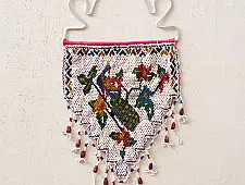 Prachin . प्राचीन  ❂ Antique Peacock Wall Hanging - Toran 