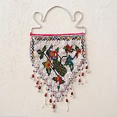 Prachin . प्राचीन  ❂ Antique Peacock Wall Hanging - Toran 