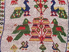 Prachin . प्राचीन  ❂ Old Wall Hanging - Chakda Perrot Motif