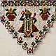 Saurashtra Bead Work - Old & Antique Wall Hanging - Shrinathji