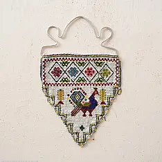 Prachin . प्राचीन  ❂ Old Wall Hanging - Peacock