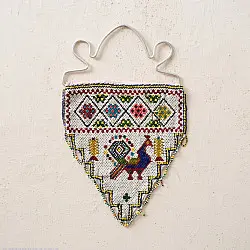 Prachin . प्राचीन  ❂ Old Wall Hanging - Peacock