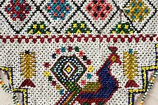 Prachin . प्राचीन  ❂ Old Wall Hanging - Peacock