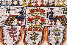 Prachin . प्राचीन  ❂ Old Wall Hanging - Peacock Door Toran