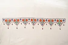 Prachin . प्राचीन  ❂ Old Wall Hanging - Om Toran (51")