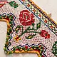 Saurashtra Bead Work - Old & Antique Wall Hanging - Rose Motif Toran