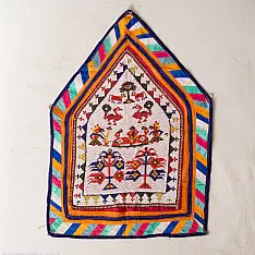 Prachin . प्राचीन  ❂ Old Wall Hanging - Bead Chakda