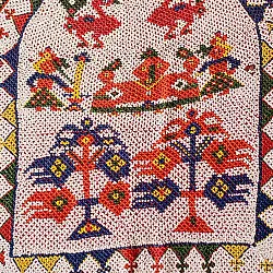 Prachin . प्राचीन  ❂ Old Wall Hanging - Bead Chakda