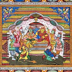 Chitra Katha . चित्र कथा | Pattachitra Traditional Painting ~ Ramayana