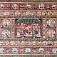 shop Pattachitra Traditional Krishna Lila Painting ~ Natural Colors