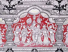Chitra Katha . चित्र कथा | Pattachitra Traditional Painting ~ Krishna Story