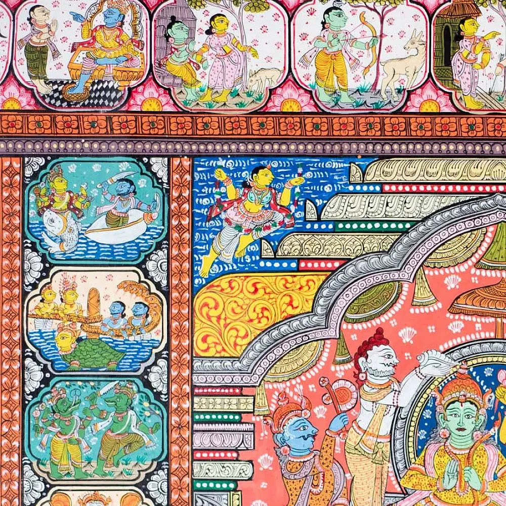 shop Traditional patachitra Painting ~ Ramayana Story