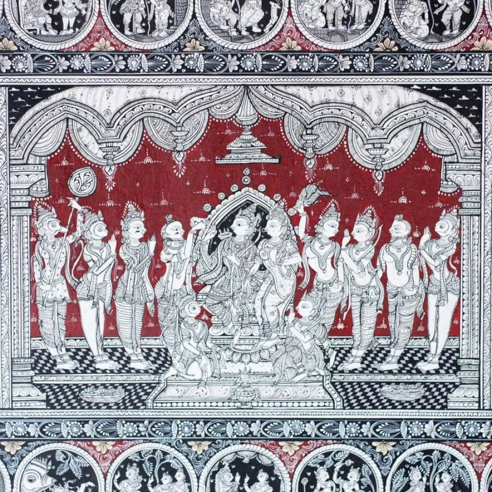 shop Pattachitra Traditional Natural Color Painting ~ Ramayana Story
