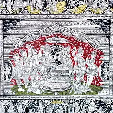 Chitra Katha . चित्र कथा | Pattachitra Traditional Painting ~ Ramayan Story Natural Colour