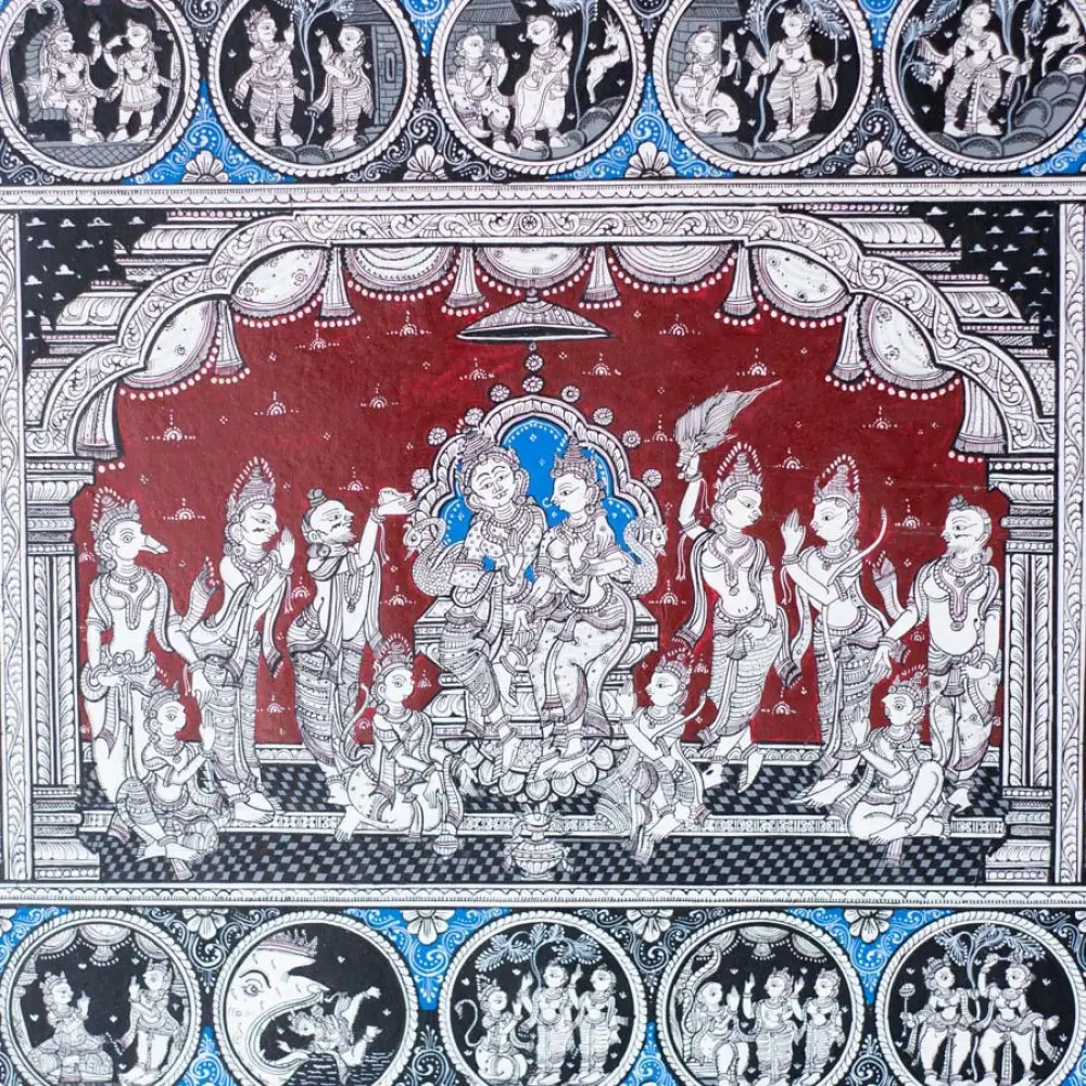 shop Traditional patachitra Painting ~ Ramdarbar