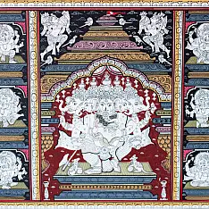 Chitra Katha . चित्र कथा | Pattachitra Traditional Painting With Natural Color ~ Ganesha Story