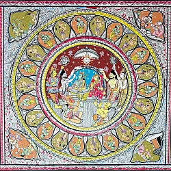 Chitra Katha . चित्र कथा | Pattachitra Traditional Painting with Natural Color ~ Echoes of the Ramayan