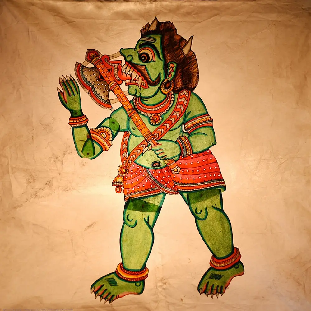 Shop Leather Puppet - Asura Hidimb