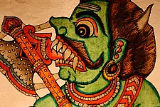 Leather Puppets | Asura Hidimb