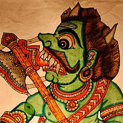 Leather Puppets | Asura Hidimb