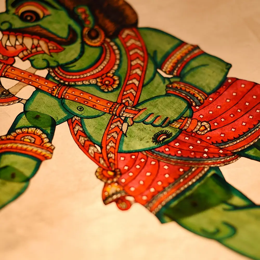Shop Leather Puppet - Asura Hidimb