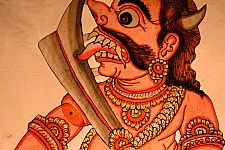 Leather Puppets | Asura / Bakasura