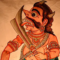 Leather Puppets | Asura / Bakasura