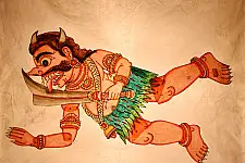Leather Puppets | Asura / Bakasura