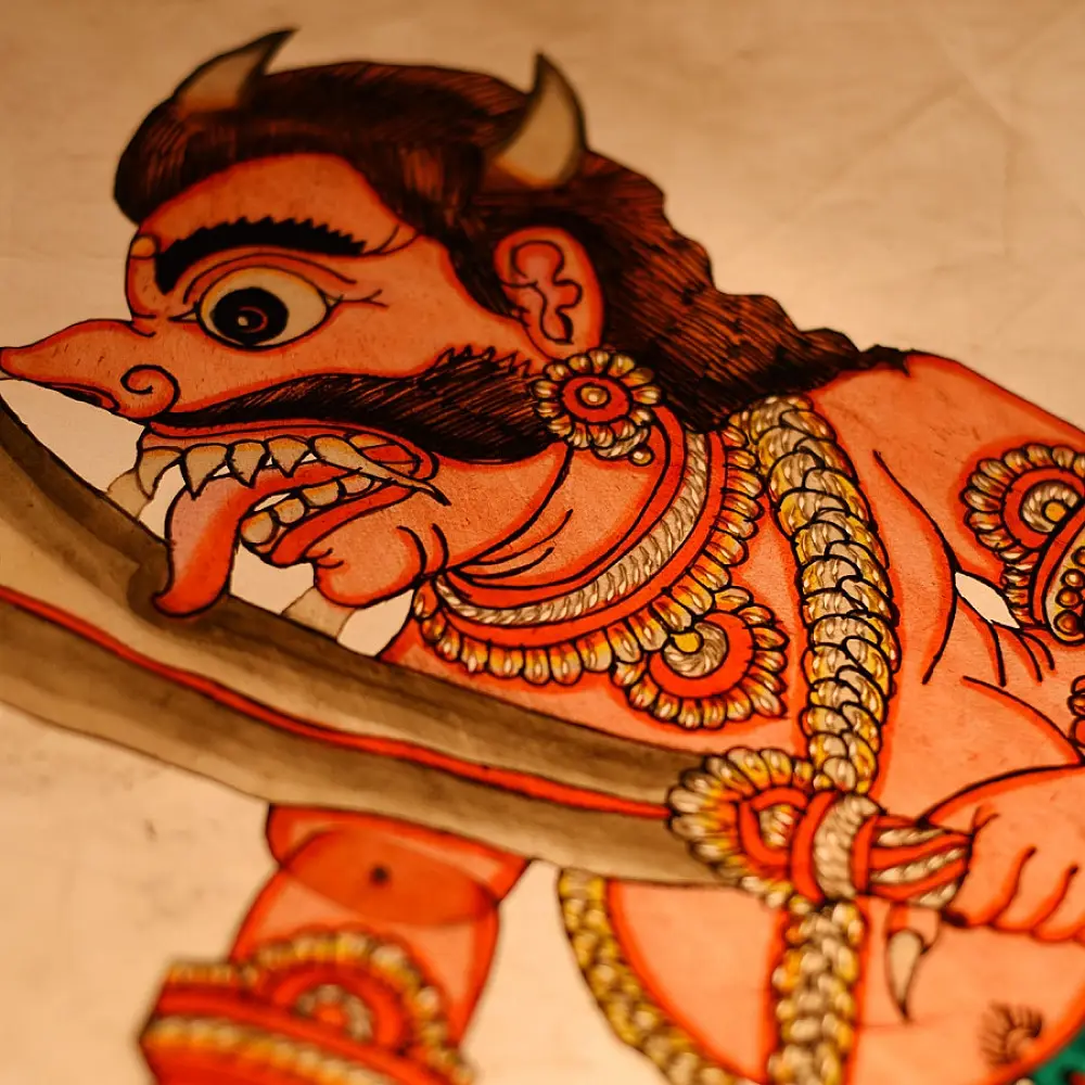 Shop Leather Puppets - Asura / Bakasura