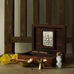 Divine Harmony Gift Kit | Puja Travel Kit ( Ganesha )