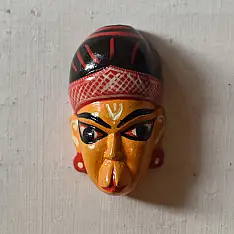 Handmade Wooden Mask - Hanuman