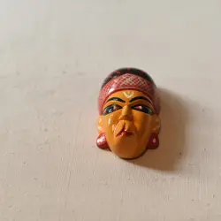 Handmade Wooden Mask - Hanuman