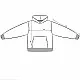 buy Handcrafted Embroidered Hoodie - Hen design