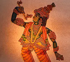 Leather Puppets ~ Krishna (17.5 " x 7")