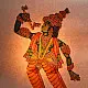 shop handmade leather puppet - Krishna / Murlidhar