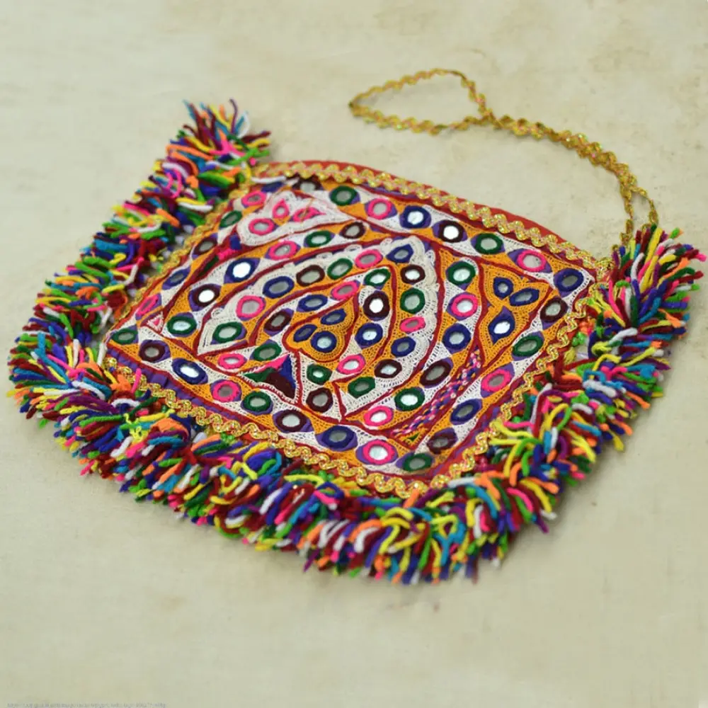 Pieces of Sindh ❂ Hand Embroidered Bag ❂ 92