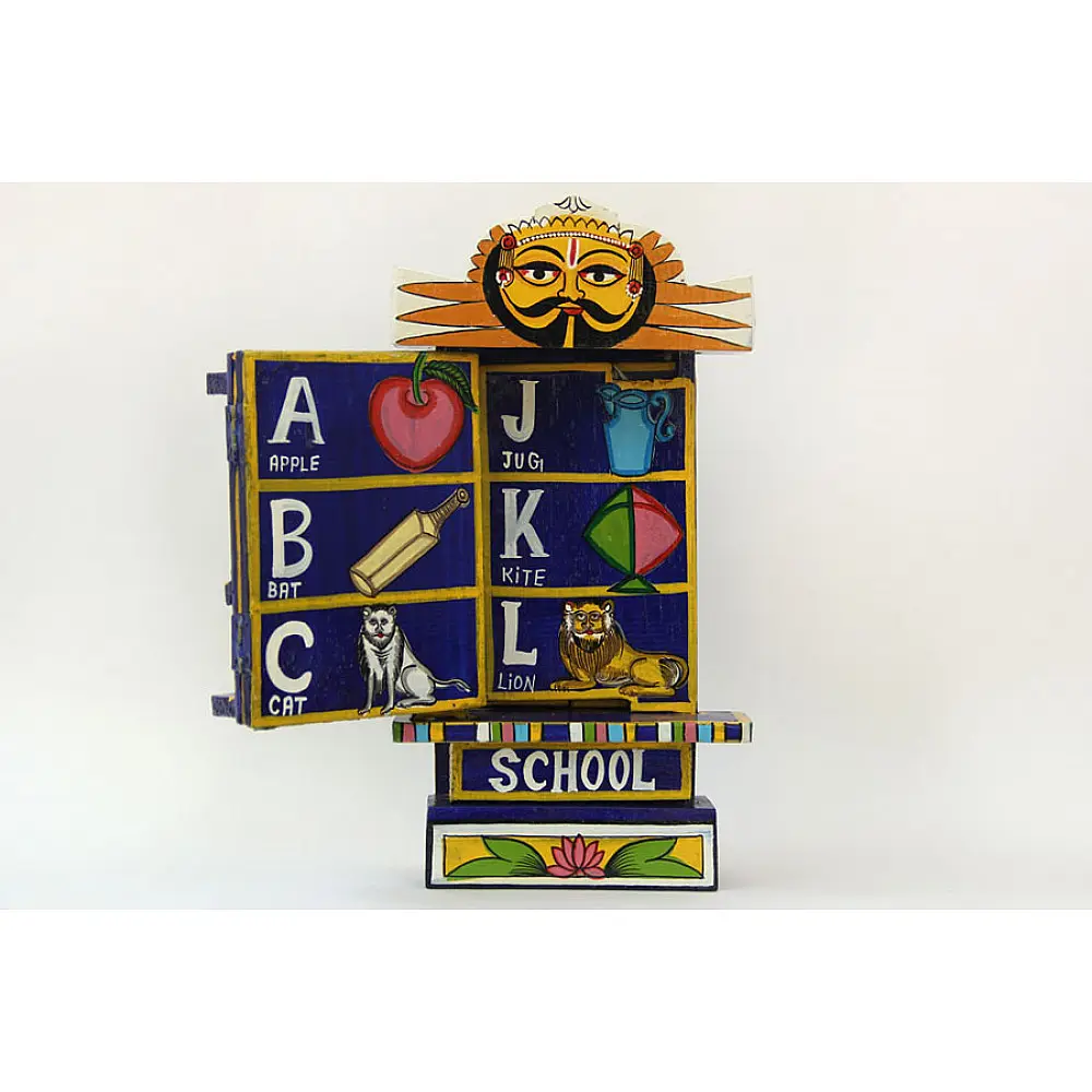 कथनिक ☀ Kaavad ~ School { Blue 29 cm } ~ 111