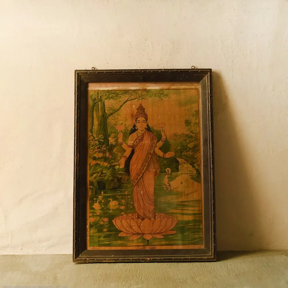 Buy Indian Antique Print - Laxmi 