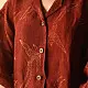 buy Natural Dyed Linen Ajrakh Printed Shirt