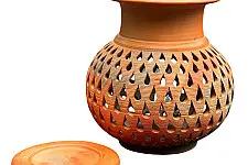 Terracotta Tales | Pottery Art ~ Lota T Light Holder