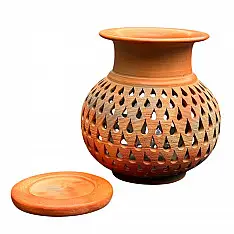 Terracotta Tales | Pottery Art ~ Lota T Light Holder