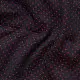 Buy Handloom Mashru Fabric ( Per meter ) ✧ Black Fabric with Dark Red Dots
