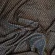 Buy Handloom Mashru Fabric ( Per meter ) ✧ Black Fabric with White Dots