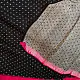 Buy Handloom Mashru Fabric ( Per meter ) ✧ Black Fabric with White Dots