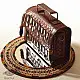 shop Kutchi Embroidery & Mirror Work - Leather Handbag / Leather Sling Bag