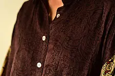 Itr . इत्र | Handmade Ajrakh Block Printed Silk Shirt